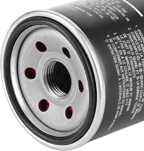 Outboard Oil Filter, Black Motorcycle Oil Filter 16510-96J00 Four Stroke Engine Oil Filter Motor Accessory Replacement Part Fit for DF70A DF80A AND DF90A, Black in Saudi Arabia