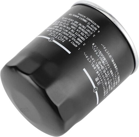 Outboard Oil Filter, Black Motorcycle Oil Filter 16510-96J00 Four Stroke Engine Oil Filter Motor Accessory Replacement Part Fit for DF70A DF80A AND DF90A, Black in Saudi Arabia