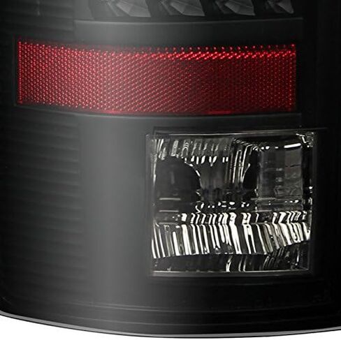 Akkon - ل Dodge 2007-2008 RAM 1500 | 07-09 2500/3500 شاحنة سوداء مصابيح ذيل LED + مصابيح الفرامل 3rd 3rd in Saudi Arabia