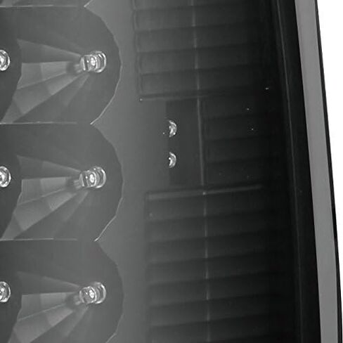 Akkon - ل Dodge 2007-2008 RAM 1500 | 07-09 2500/3500 شاحنة سوداء مصابيح ذيل LED + مصابيح الفرامل 3rd 3rd in Saudi Arabia