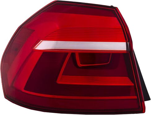 HEADLIGHTSDEPOT Outer Tail Light Compatible With Volkswagen Passat 2016-2017 Driver Side Halogen Rear Tail Lamp in Saudi Arabia