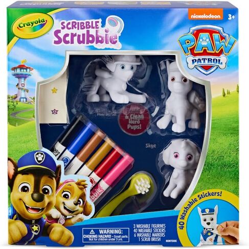 Crayola Scribble Scrubbies PAW Patrol Playset, PAW Patrol Figurines, PAW Patrol Toy for Boys & Girls, Gift for Kids, Ages 3+ in Kuwait