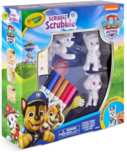 Crayola Scribble Scrubbies PAW Patrol Playset, PAW Patrol Figurines, PAW Patrol Toy for Boys & Girls, Gift for Kids, Ages 3+ in Kuwait
