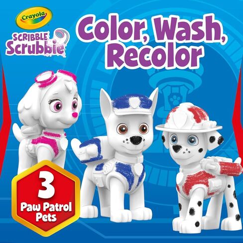 Crayola Scribble Scrubbies PAW Patrol Playset, PAW Patrol Figurines, PAW Patrol Toy for Boys & Girls, Gift for Kids, Ages 3+ in Kuwait