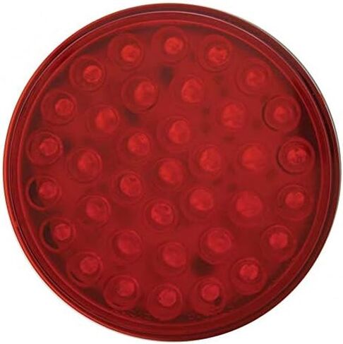 UNITED PACIFIC 39642B Brake/Tail/Turn Signal Light, 36 LED 4" Round, Red/Red Lens in Saudi Arabia
