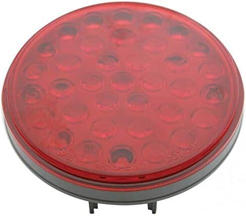 UNITED PACIFIC 39642B Brake/Tail/Turn Signal Light, 36 LED 4" Round, Red/Red Lens in Saudi Arabia