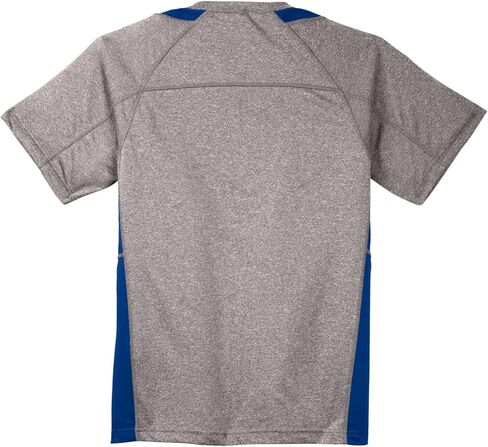 SPORT-TEK Heather Colorblock Contender Tee in Saudi Arabia
