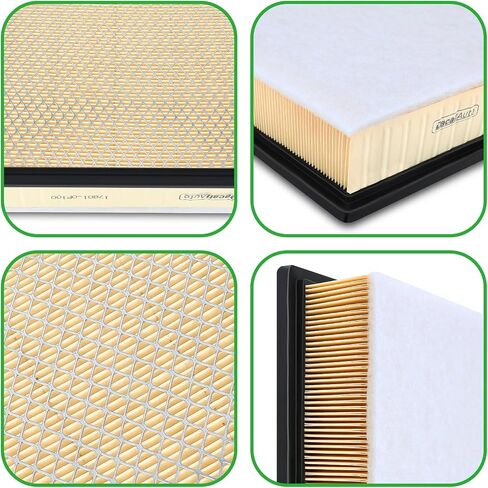 Engine & Cabin Air Filter Set for Toyota Tacoma V6-3.5L (2016 2017 2018 2019 2022 2021 2022 2023). Replace 17801-0P100, 87139-YZZ09 in Saudi Arabia