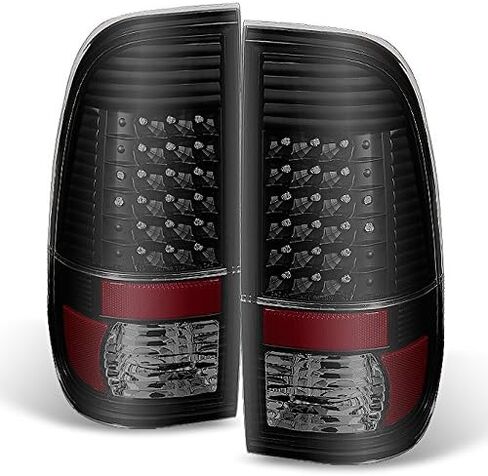 AKKON - For Black Smoke 97-03 F150 97-99 F250 LD 99-07 Superduty LED Tail Lights Brake Lamp Replacement Pair in Saudi Arabia