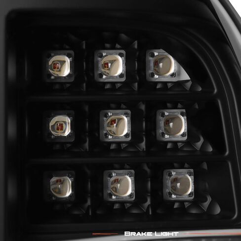 AKKON - Fit 2005-2021 Nissan Frontier 05-21 [Full LED] Tail Lights Rear Brake Clear Light Bar w/Greeting Animation Show Black Lens Lamp Pair Replacement in Saudi Arabia