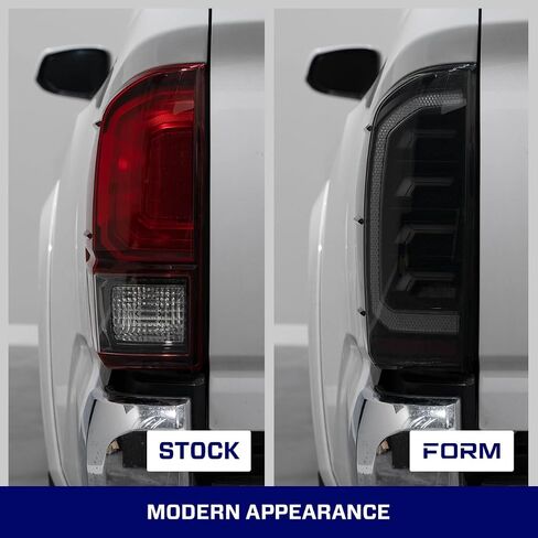 Sequential LED Tail Lights compatible with Toyota, Tacoma 2016-2023, Smoked (pair) in Kuwait