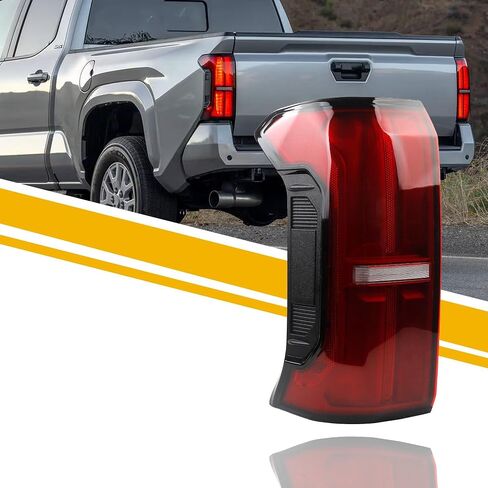 LED Dasbecan Tail Light Assembly LED (بدون مفتاح الباب الخلفي) متوافق مع 2024 2025 Toyota Tacoma مصباح خلفي خلفي الجانب الأيسر 81560-AK050 in Saudi Arabia