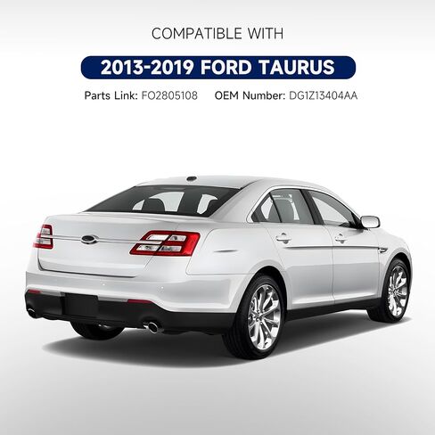 Tail Light متوافق مع 2013 2014 2015 2015 2017 2018 2019 Ford Taurus الخارجي المصباح الخلفي الخلفي استبدال FO2804108 DG1Z13405AA جانب السائق الأيسر in Saudi Arabia
