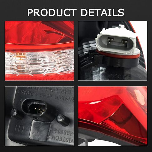 KARPAL Left Driver Side Tail Light Compatible With 2009-2018 Dodge Ram 1500 2500 3500 w/Bulb, Replaces CH2818124 55277415AF in Saudi Arabia