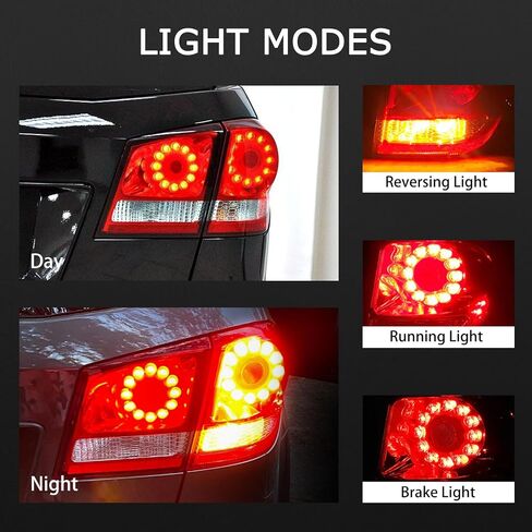 KARPAL Left Driver Side Tail Light Compatible With 2009-2018 Dodge Ram 1500 2500 3500 w/Bulb, Replaces CH2818124 55277415AF in Saudi Arabia