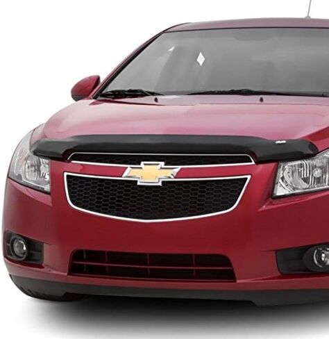 Auto Ventshade [AVS] Carflector Hood Shield / Protector | يناسب 2014 - 2018 تويوتا كورولا | Deflector متوسطة الملف الشخصي - 1 جهاز كمبيوتر. ، الدخان الظلام | 20057 in Saudi Arabia