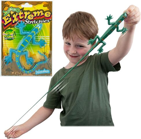 Jumbo Extreme Stretchies - Frog from Deluxebase. Large Stretchy Animal Figure. Great for Sensory Toys and Stress Relief for Kids and Party Favor Gifts. in Saudi Arabia
