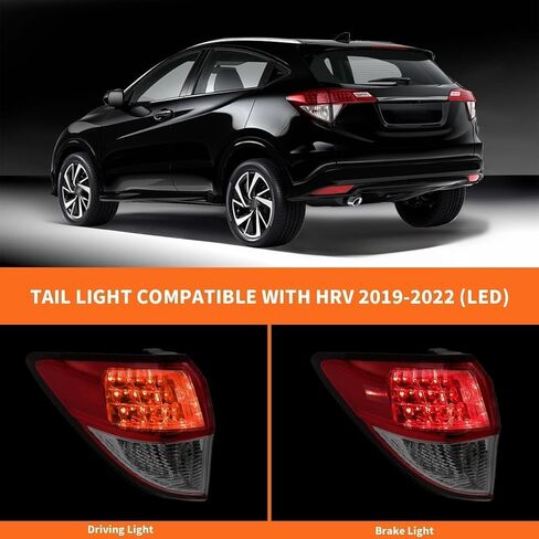 HO2804119 خارجي ضوء الذيل الجانب الأيسر متوافق مع 2019 2020 2021 2022 HRV HR-V DRIVER LAPE LAMP LAMPANTALLIGHT 335-52T-7WA31 11681090 11681091 in Saudi Arabia