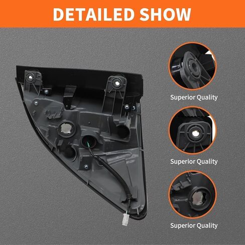HO2804119 خارجي ضوء الذيل الجانب الأيسر متوافق مع 2019 2020 2021 2022 HRV HR-V DRIVER LAPE LAMP LAMPANTALLIGHT 335-52T-7WA31 11681090 11681091 in Saudi Arabia