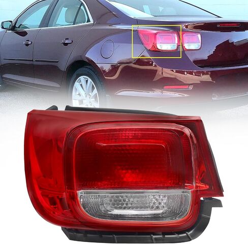 Tail Lights Assembly Fit For 2013 2014 2015 Chevy Malibu LT LS ECO Left Outer (Left Driver Side) in Kuwait