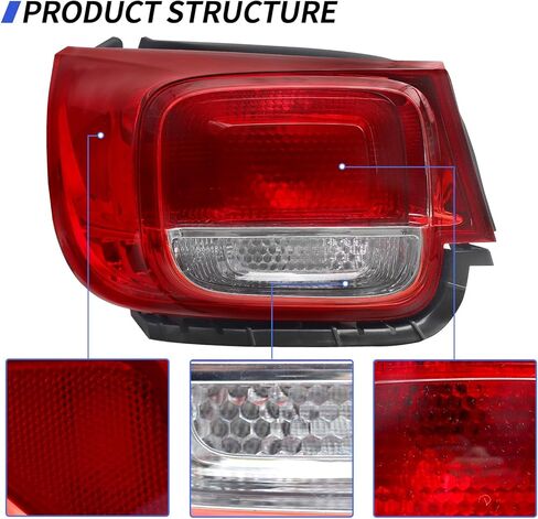Tail Lights Assembly Fit For 2013 2014 2015 Chevy Malibu LT LS ECO Left Outer (Left Driver Side) in Kuwait
