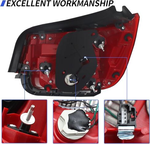 Tail Lights Assembly Fit For 2013 2014 2015 Chevy Malibu LT LS ECO Left Outer (Left Driver Side) in Kuwait