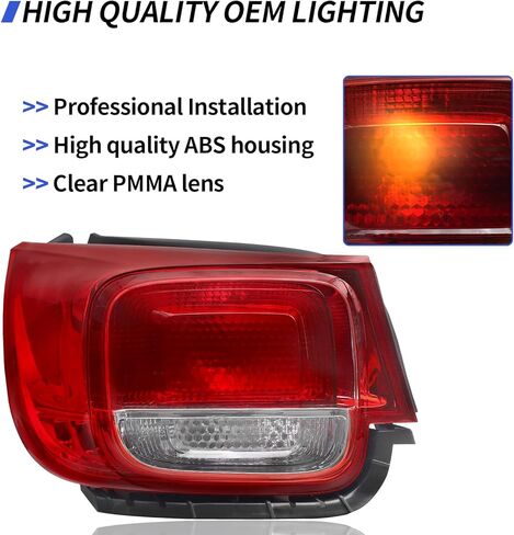 Tail Lights Assembly Fit For 2013 2014 2015 Chevy Malibu LT LS ECO Left Outer (Left Driver Side) in Kuwait