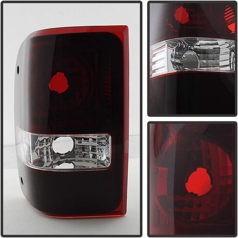 Acanii - للفترة 2001-2011 Ford Ranger Red Smoke Lights مصابيح الفرامل اليسار+اليمين بعد البيع in Saudi Arabia