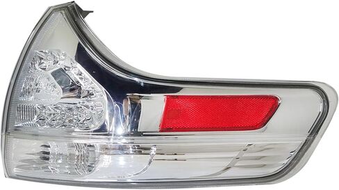 تجميع ذيل ضوء الجانب الأيمن استبدال العدسة Clear Clear لـ Sienna 2011 2012 2013 2014 2015 Leach Light in Saudi Arabia