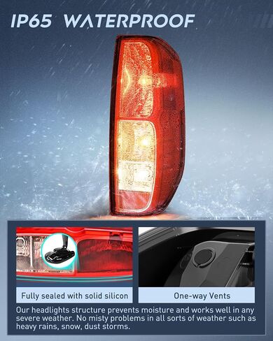 Nilight Taillight Assembly متوافق مع 2005 2006 2007 2008 2009 2010 2012 2013 2014 2015 2015 2017 2018 2019 2020 2021 Nissan Frontier و 2009-2012 Suzuki Equator Tail Light Side Left Side in Saudi Arabia