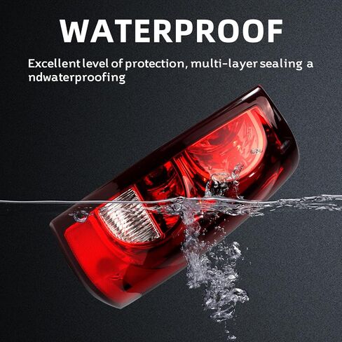 Tail Light Assembly Compatible with 2003 2004 2005 2006 Chevy Chevrolet Silverado 1500 1500HD 2500 2500HD 3500 Rear Taillight Brake Lamp with Bulb and Harness Driver and Passenger Side in Saudi Arabia
