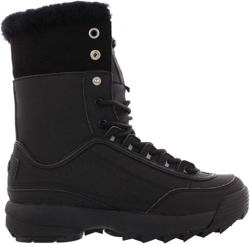 Fila Disruptor Shearling Boots - Beige 2060 - Womens - 8 in Kuwait