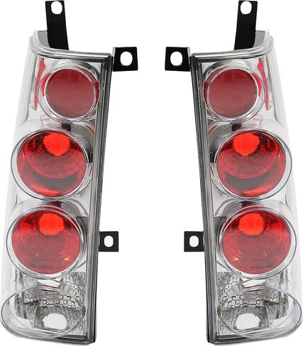 أضواء ذيل Kuafu متوافقة مع 1996-2002 Chevy Express/GMC Savana 1500 2500 3500 Laillights Driver Side (Housing Black and Clear Clear) in Saudi Arabia