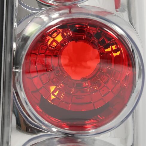 أضواء ذيل Kuafu متوافقة مع 1996-2002 Chevy Express/GMC Savana 1500 2500 3500 Laillights Driver Side (Housing Black and Clear Clear) in Saudi Arabia