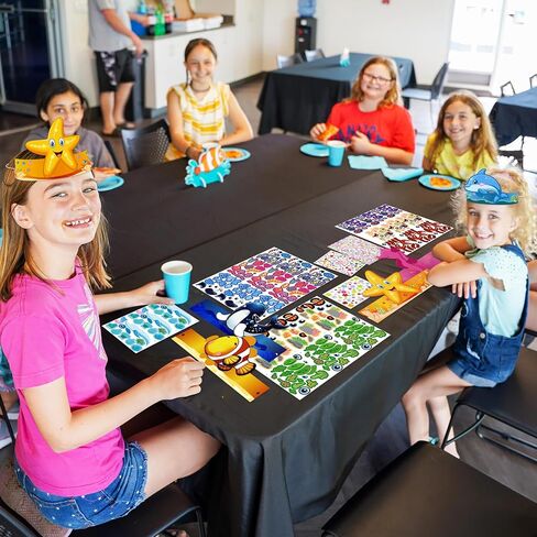 80UncleKimby 36PCS Jungle Safari Animal Crafts, DIY Paper Crowns Bulk Party Favors for Zoo Birthday Activities, Art and Craft Headbands Kit in Kuwait