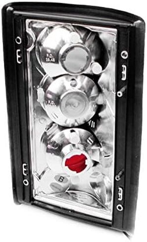 Tail Brake Lights Lamps Black Compatible with 1995-2006 Ford Econoline Van E-Series / 2000-2006 Excursion in Kuwait