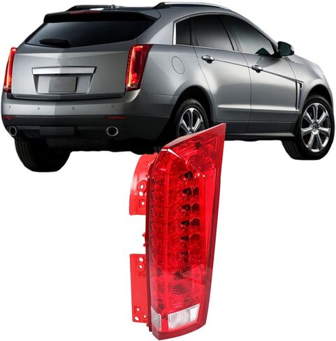 Passenger Right Side Replacement for SRX 2010-2016 RH Rear Tail Lamp Brake Light Red Lens 22774015 GM2801255 in Saudi Arabia
