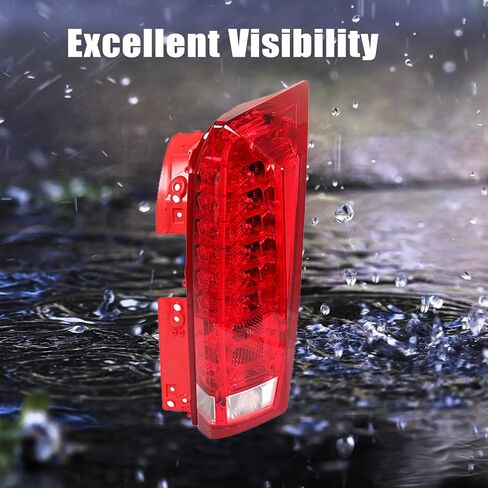 Passenger Right Side Replacement for SRX 2010-2016 RH Rear Tail Lamp Brake Light Red Lens 22774015 GM2801255 in Saudi Arabia
