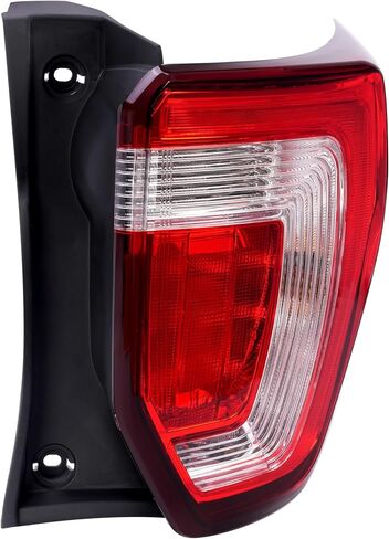 KUAFU Tail Light w/Bulb Compatible with 2016-2019 Ford Explorer Tail Lamp Rear Brake Lamp Red+Clear Lens Plastic Driver Side Replacement for FB5Z13405A FO2800251 in Saudi Arabia