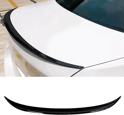 G20 Trunk Spoiler ، SPOVECTIONDER TAIL TAIL BEAD CAR الأسود اللامع ، مفسد جناح PSM على طراز PSM لعام 2019-2024 BMW G20 3 Series 330i M340i و G80 M3 All Models 2020 2022 2023 2023 in Kuwait