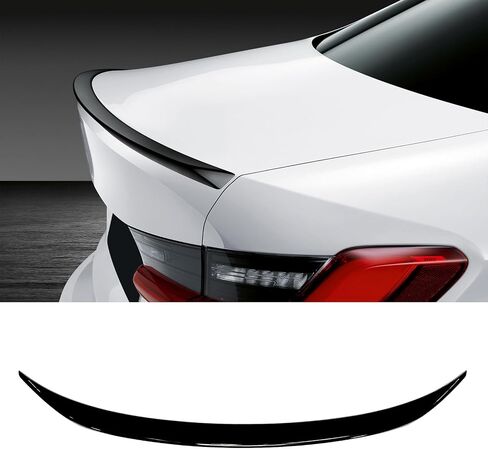 G20 Trunk Spoiler ، SPOVECTIONDER TAIL TAIL BEAD CAR الأسود اللامع ، مفسد جناح PSM على طراز PSM لعام 2019-2024 BMW G20 3 Series 330i M340i و G80 M3 All Models 2020 2022 2023 2023 in Kuwait