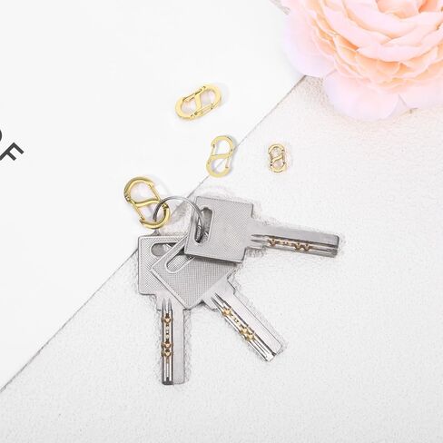 4 Pcs Double Opening Shortener Clasps, Stainless Steel Lobster Clasp Clip Pendant Bracelet Connector Extended, Clasps and Closures for Necklace Bracelet Jewelry Making and Repair (4 Sizes, Black) in Kuwait