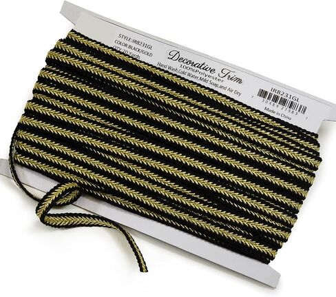 Trims by the Yard 5 Yards of Ares 3/8" Metallic Braid Trim, Silver in Saudi Arabia