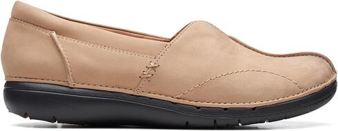 Clarks Un Loop Stride Leather Flat ، 8 ، أسود in Kuwait