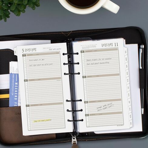 AT-A-GLANCE 2026 Planner Refill, Weekly, 8.5" x 11", Folio Size 5, Loose-Leaf (491-285-26) in Saudi Arabia
