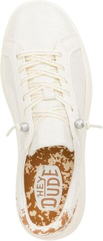 HEYDUDE Karina Metallic Animal Black Size 10, Women's Shoes, Women's Casual Sneakers, Comfortable & Light-Weight in Kuwait