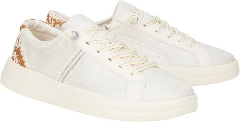 HEYDUDE Karina Metallic Animal Black Size 10, Women's Shoes, Women's Casual Sneakers, Comfortable & Light-Weight in Kuwait