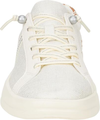 HEYDUDE Karina Metallic Animal Black Size 10, Women's Shoes, Women's Casual Sneakers, Comfortable & Light-Weight in Kuwait