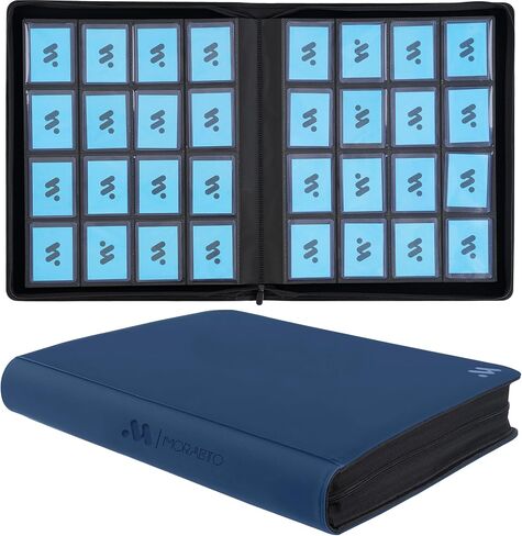 Toploader Binder, Holds 324 Top Loaders,9 Pocket Top Loader Binders for 3" x 4" Rigid Cards,Toploader Card Binder for Hard Plastic Top Loaders -Black in Saudi Arabia