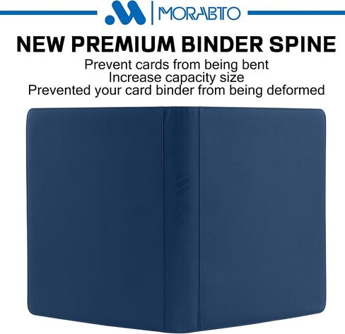 Toploader Binder, Holds 324 Top Loaders,9 Pocket Top Loader Binders for 3" x 4" Rigid Cards,Toploader Card Binder for Hard Plastic Top Loaders -Black in Saudi Arabia